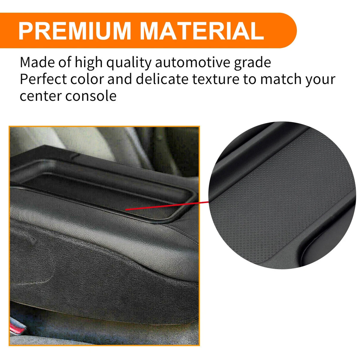 Center Console Lid Kit Arm Rest for Chevy Silverado GMC Sierra (1999–2007)