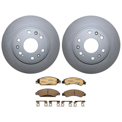 Front Brake Kit 330mm Disc Rotors & TRW Ceramic Pads for Cadillac Chevrolet GMC