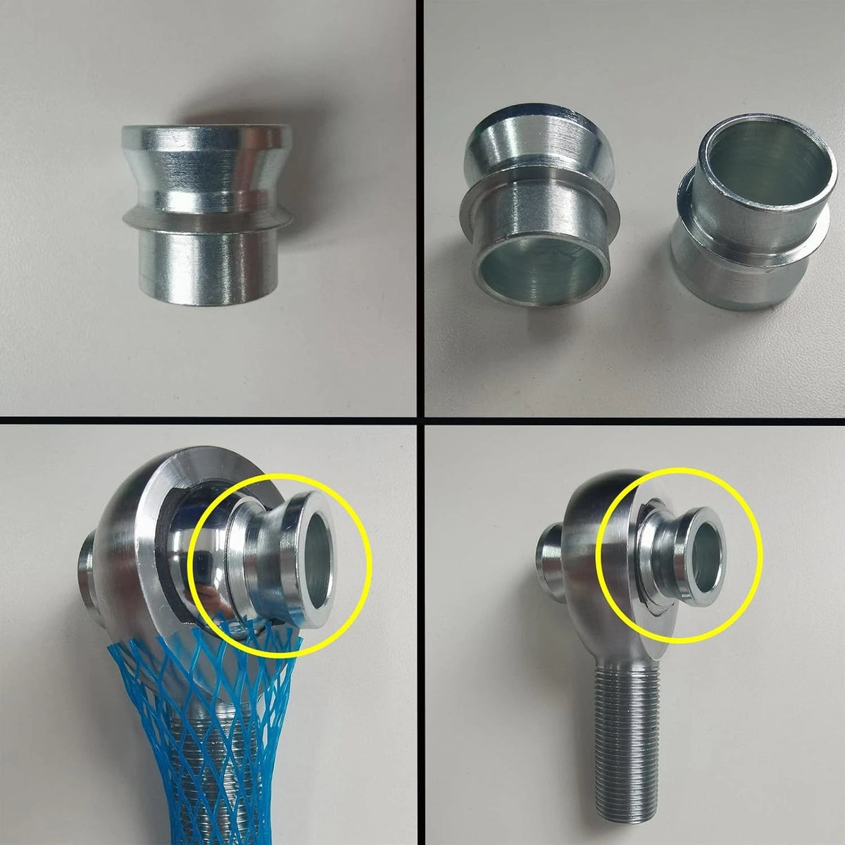 4X High Misalignment Spacer 1/2" to 3/8" for Heim Joints Rod End