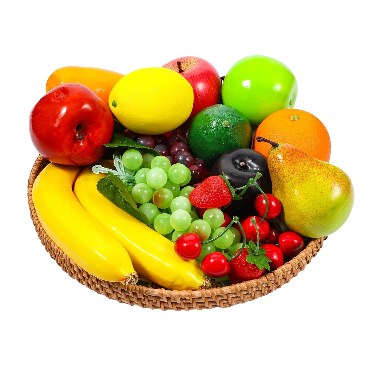 20 Pcs Realistic Artificial Fruit Pack for Home Decor