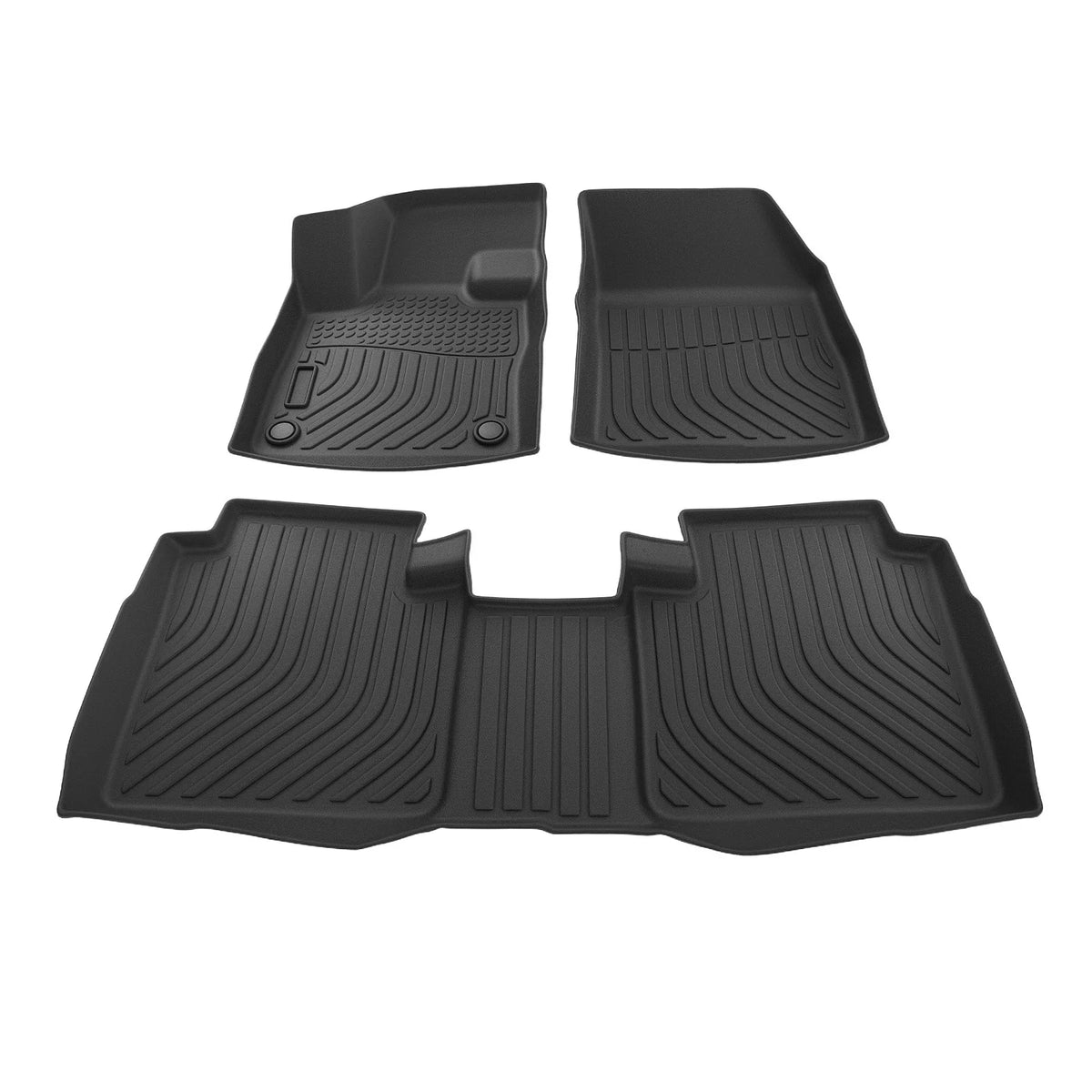 Black TPE Carpet Floor Mats for Lincoln Nautilus (2024–2025)
