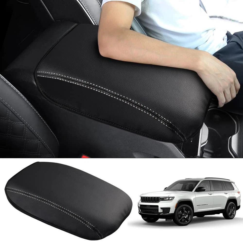 Armrest Cover for Jeep Grand Cherokee L (2021–2026) Leather Anti-Scratch