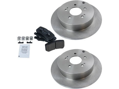 Brake Pad and Rotor Kit for Mitsubishi Endeavor (2004–2008, 2010–2011) 75937CJKV