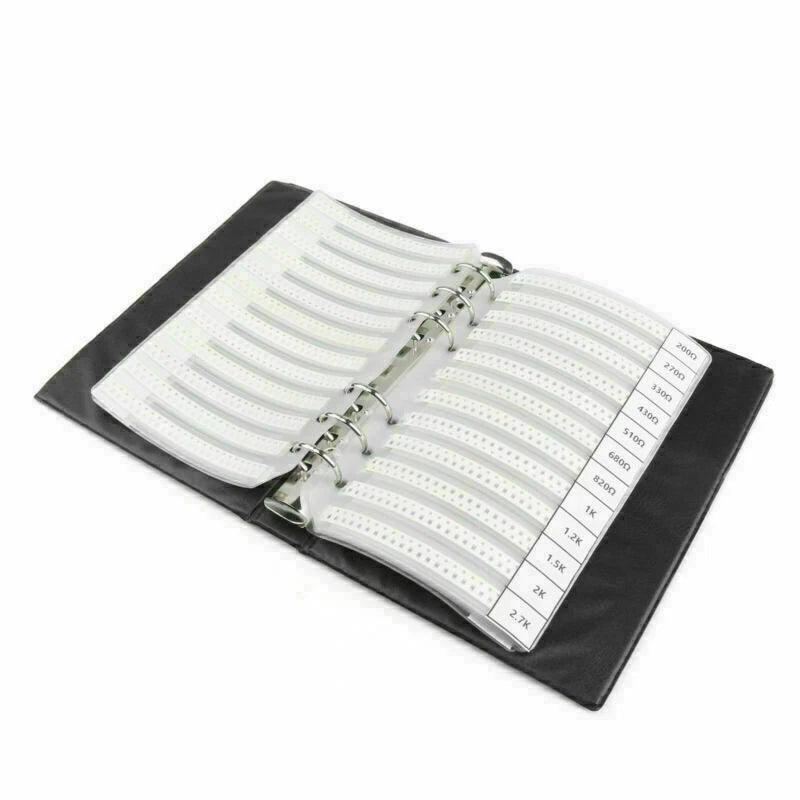 2000PC SMD Chip SMT Resistor & Capacitor Sample Book (No Part Numbers)