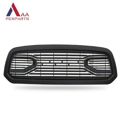 Front Bumper Grille for Dodge RAM 1500 (2013–2018) Matte Black Chrome