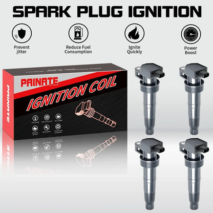 4X Ignition Coil for Hyundai Elantra Kia Soul Forte (2001–2017) 27300-2E000 UF651