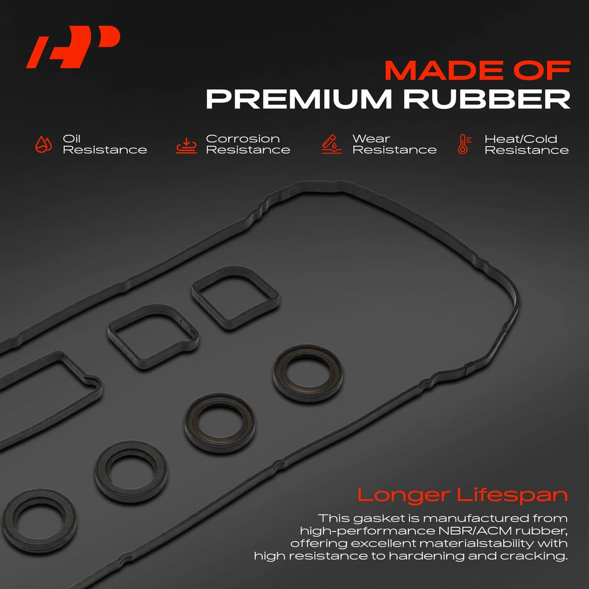 Engine Valve Cover Gasket Set for Ford Fusion, C-Max, Lincoln MKZ (2013–2020)