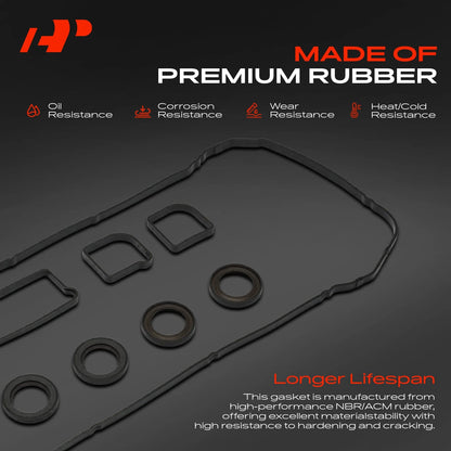 Engine Valve Cover Gasket Set for Ford Fusion, C-Max, Lincoln MKZ (2013–2020)