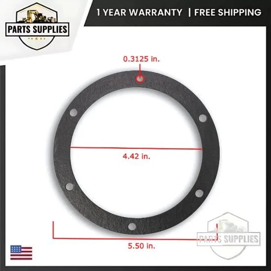 6-Hole Hub Cap Gasket for Dexter 22.5K-27.5K Air Brake Axles