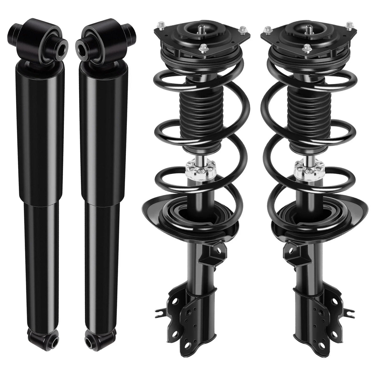 Set of 4 Complete Struts & Shock Absorbers for Nissan Rogue (2012–2015)