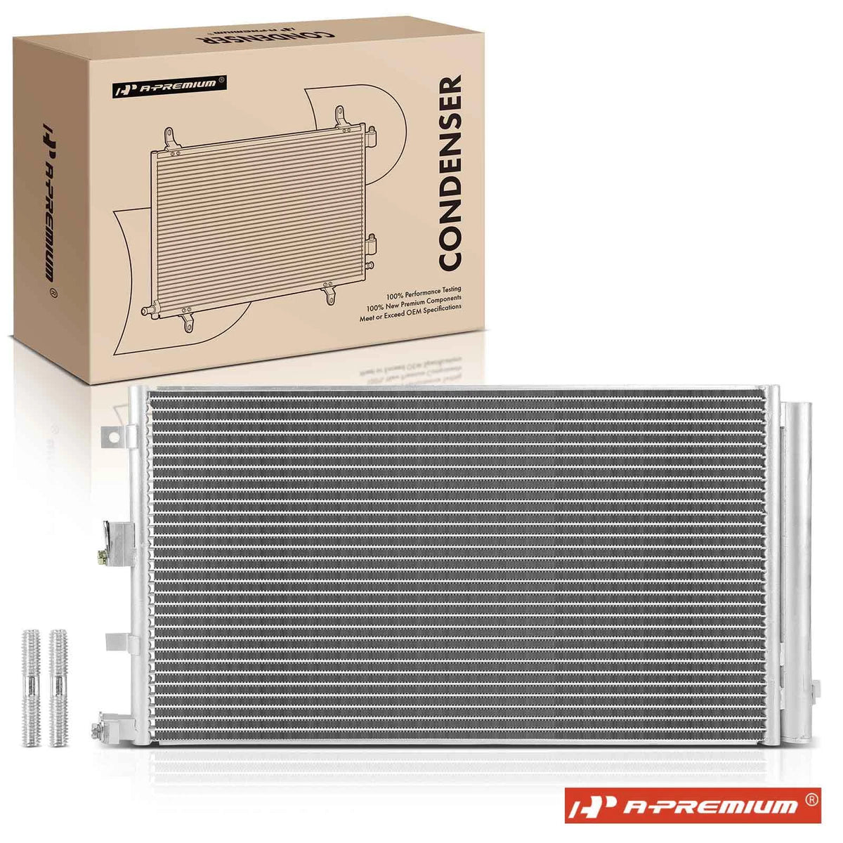 A-Premium A/C Condenser w/Receiver Drier & Bracket for Kia Niro (2017–2021) 97606AT000, 30250