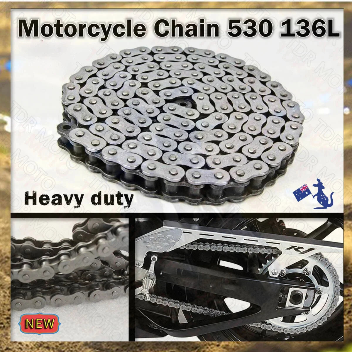 530 136L Motorcycle Drive Chain for Honda CB 900 CB900 (1979–2006)