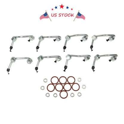 Set of 8 Fuel Injector O-Ring Seals for Ford 6.4L Diesel (2008–2010)