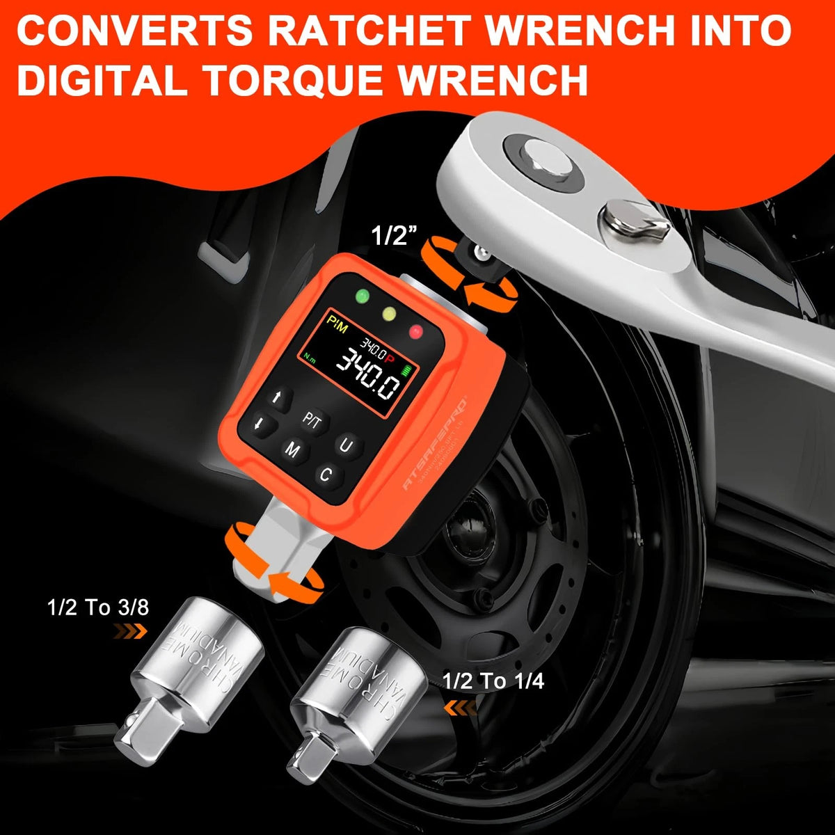 1/2" Digital Torque Adapter for Silver (2015–2023)