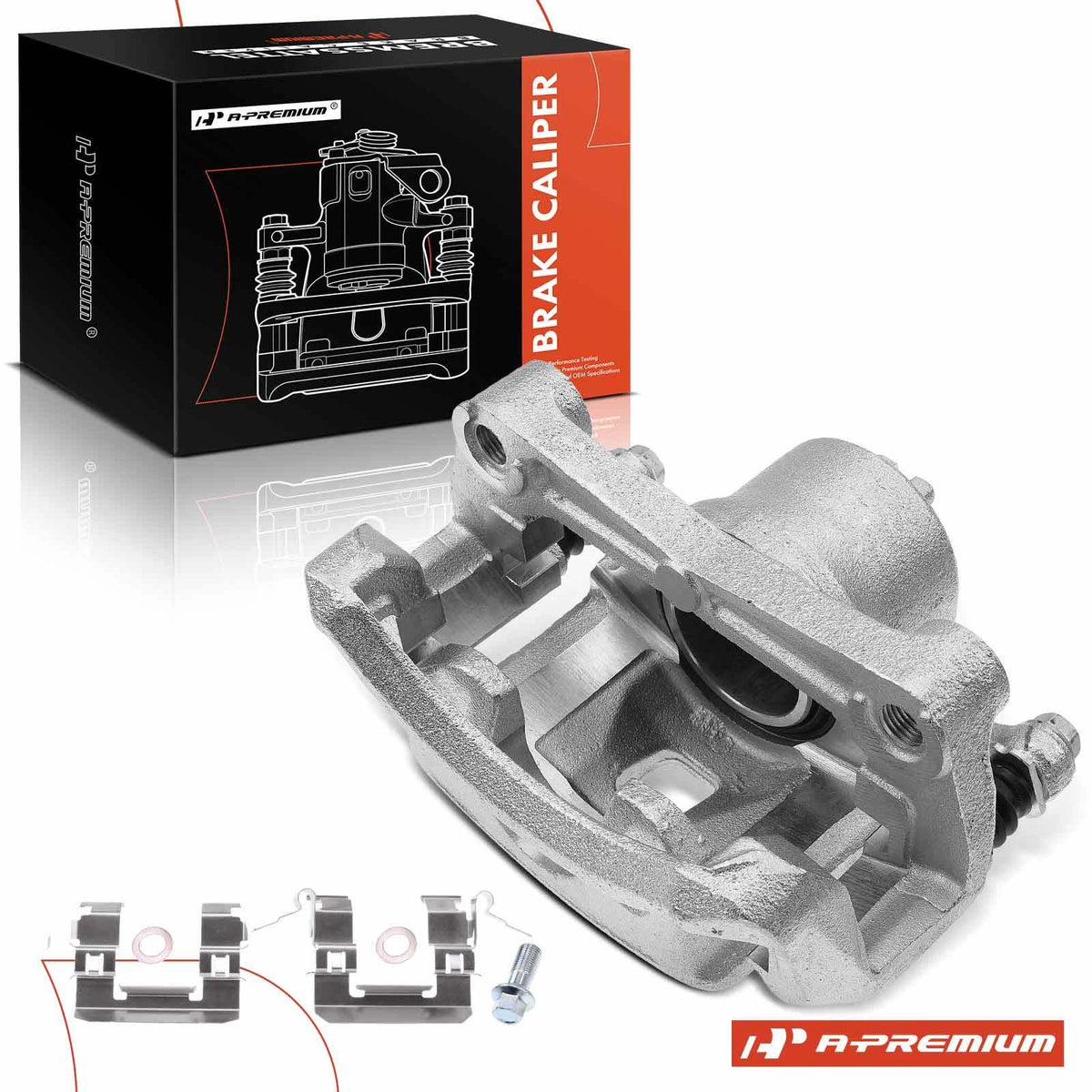 Front Right Disc Brake Caliper w/ Bracket for Nissan Sentra (2007–2019) 410013SG0A, 41001ET000, 41001ET00A, 19-B3307