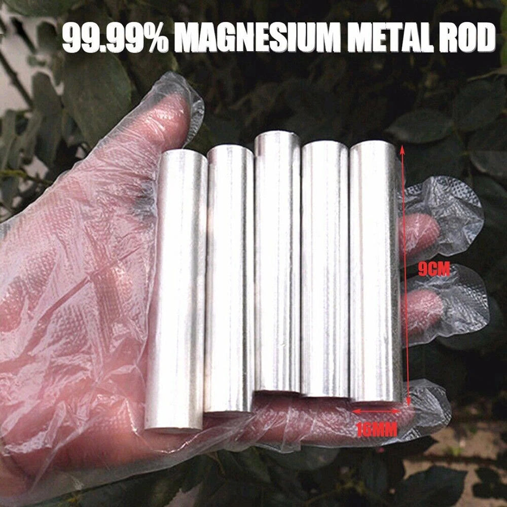 20PC Metal Magnesium Rods for Laboratory Use