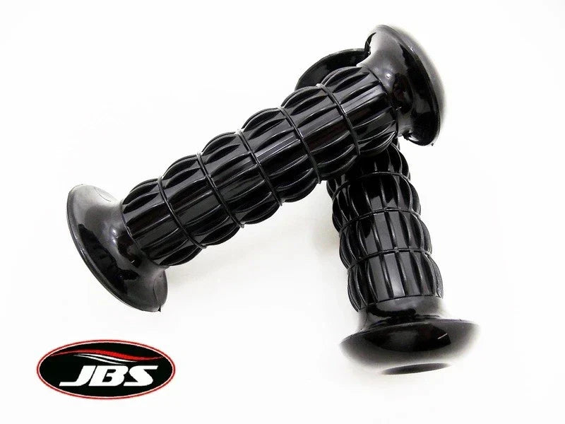 Black Hand Grip Set for Kawasaki KZ900 (1973-1975) - Left & Right Pair