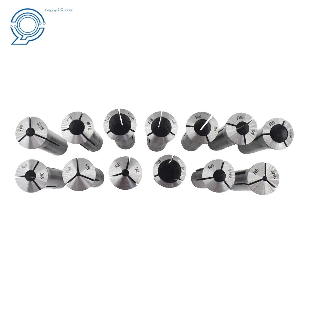 13 Pc Collet Set for R8 (1/8" to 7/8")