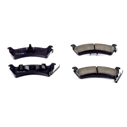 2X Powerstop Brake Pad Set Rear for Jeep Grand Cherokee (1994–1998) 16-666, SSCP666, EHT666H