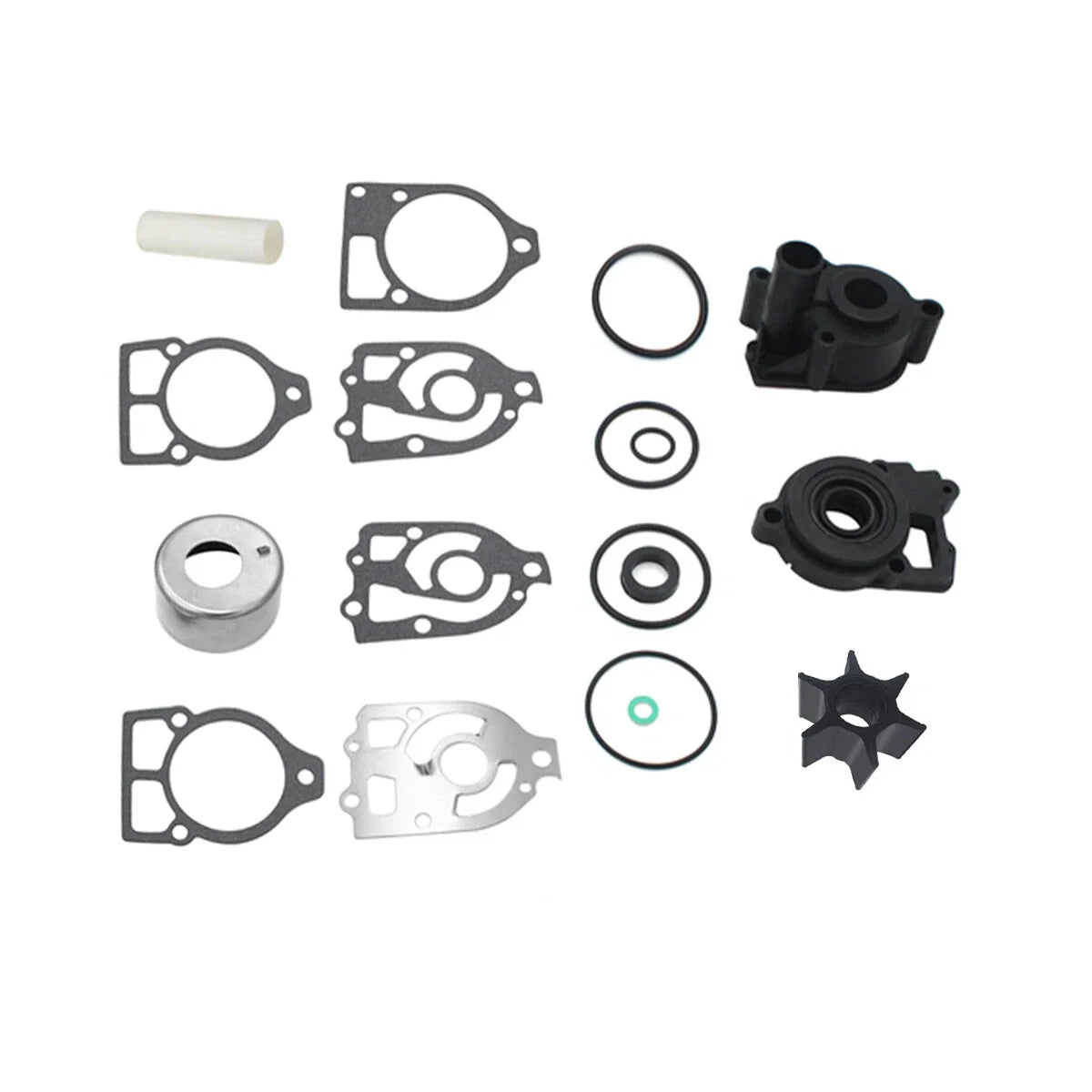Water Pump Impeller Repair Kit for Mercruiser 65-220HP (46-96148A5, 18-3320)