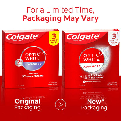 Toothpaste for Colgate Optic White Advanced (Pack of 1)