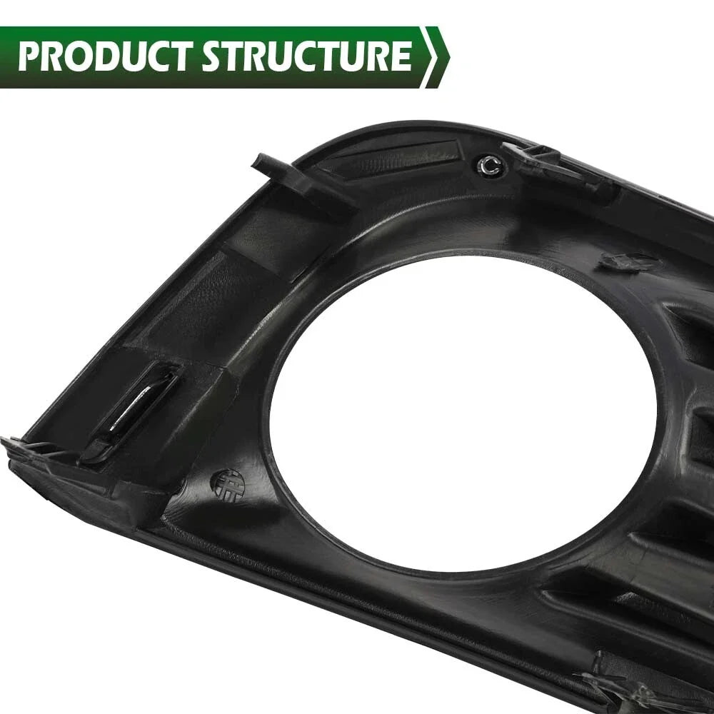 Set of 2 Front Bumper Fog Light Bezels for Nissan Altima (2016–2018)