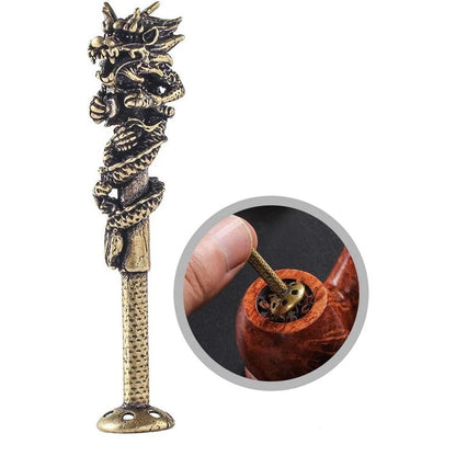 Smoking Pipe Tamper Tool for Carving Dragon Design (USA)