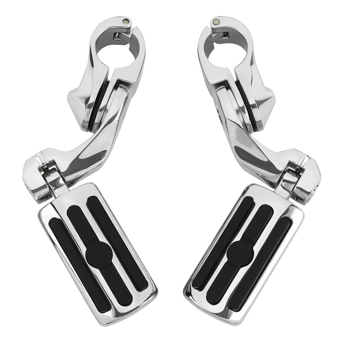 1.25" Motorcycle Highway Crash Bar Foot Pegs for Harley Touring
