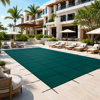 Safety Pool Cover for Above/Inground Pools (16x32, 18x36, 20x40 FT)