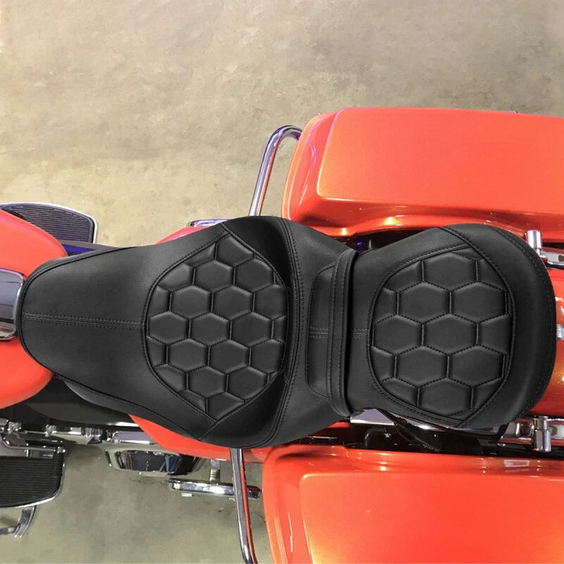 Black Driver & Passenger Seat for Harley CVO Street Electra Glide (2009–2023)