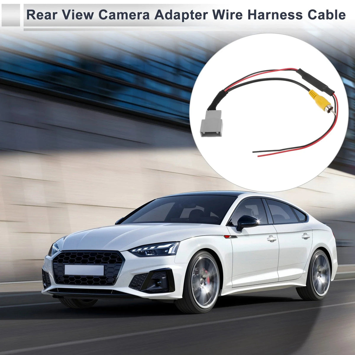 Rear View Camera Adapter Wire Harness Cable for Honda CR-V (2013–2015) RCA