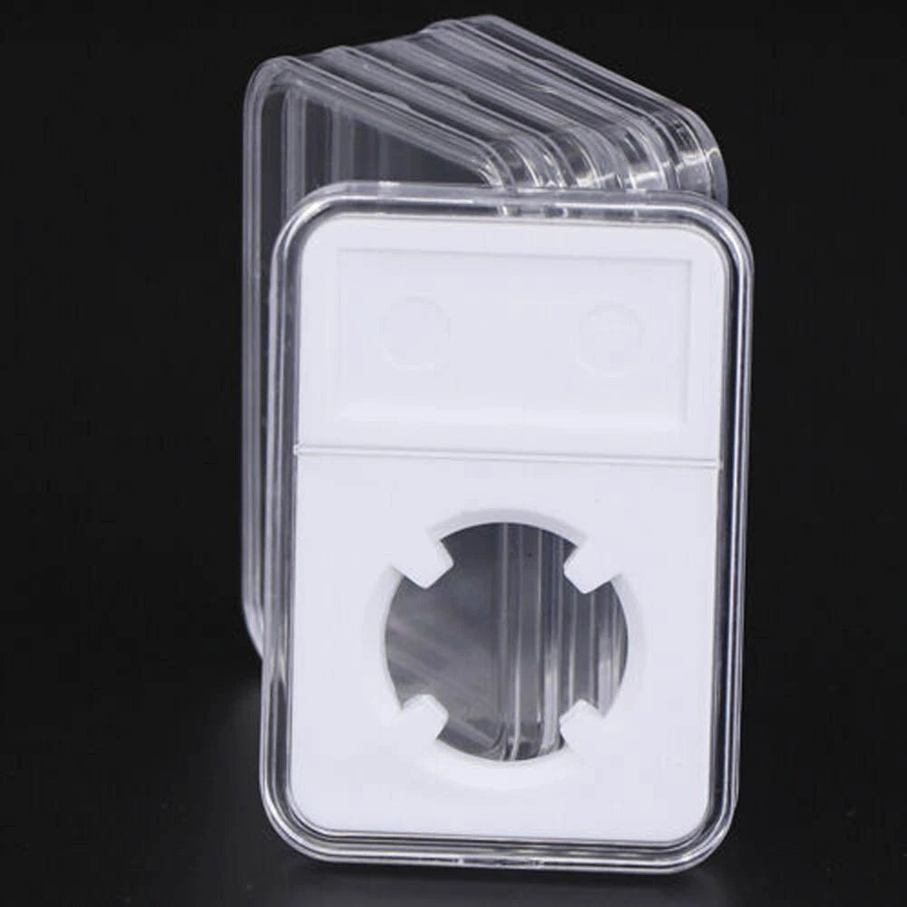 Set of 10 Coin Slab Holders for Display Storage