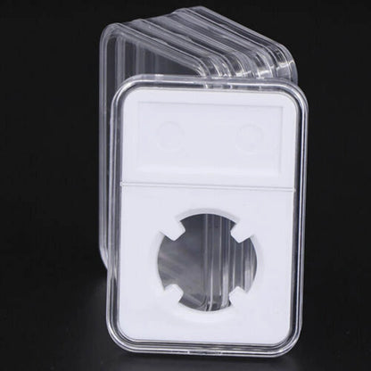 Set of 10 Coin Slab Holders for Display Storage