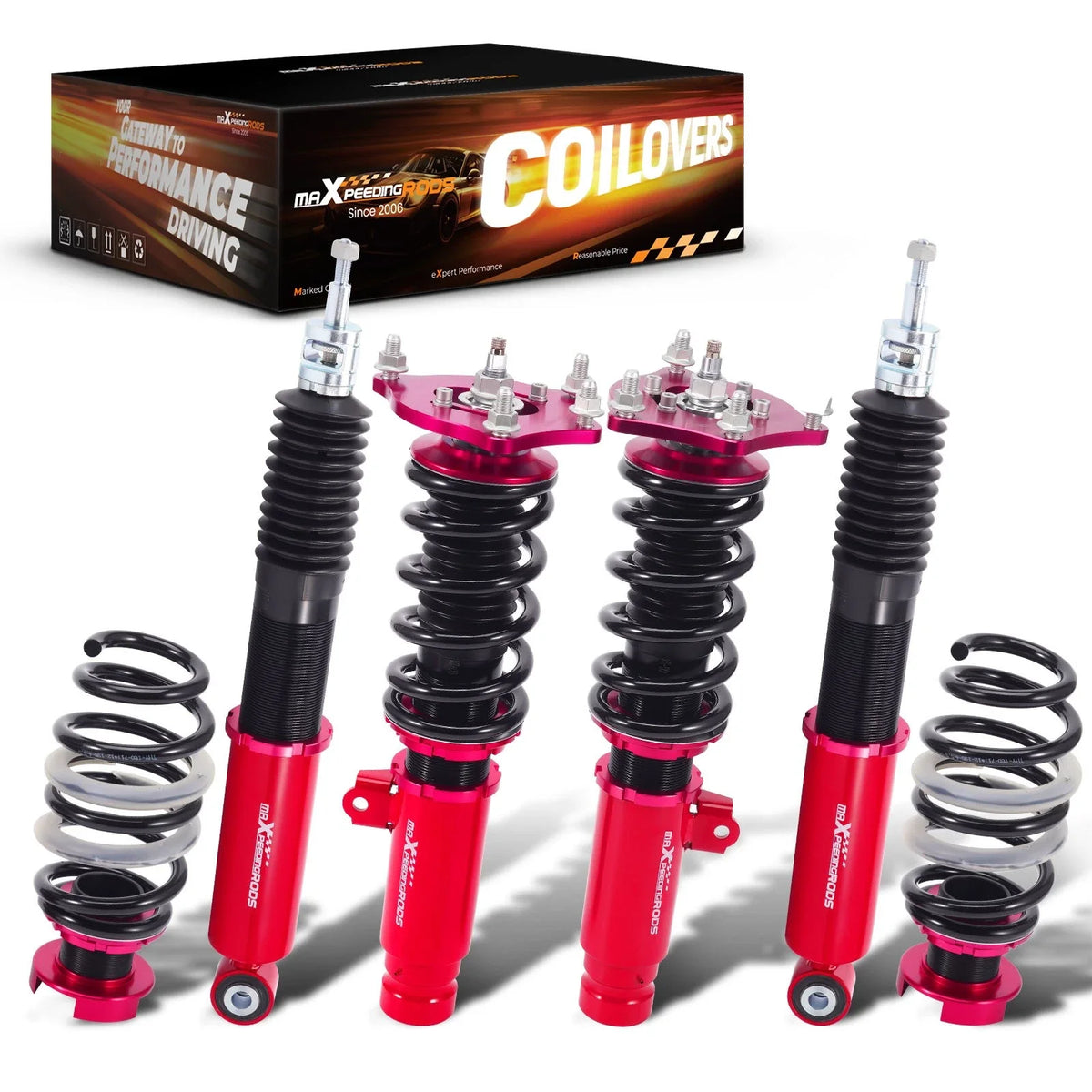 24 Way Adjustable Coilovers Lowering Kit for Honda Civic (2017–2021) FK