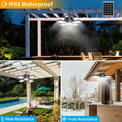 176LED Solar Shed Light for Outdoor Indoor Use