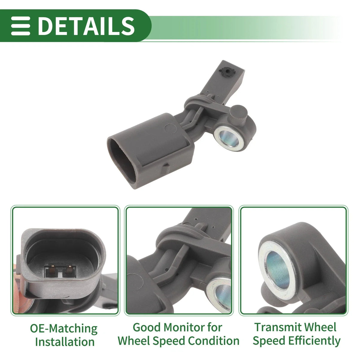 ABS Wheel Speed Sensor No.WHT003862A for Volkswagen T-Cross (2019)