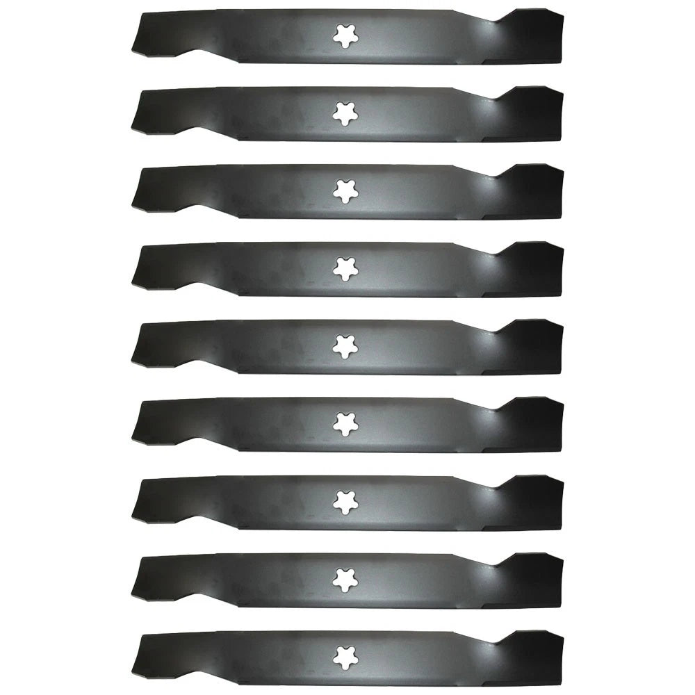 9 Pack Heavy Duty Blades 17-3/8" 5 Point Star for AYP/Husky