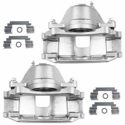 A-Premium Pair Front Disc Brake Caliper with Bracket for Chevrolet Buick LeSabre (18-B4638B, 18-B4639B)
