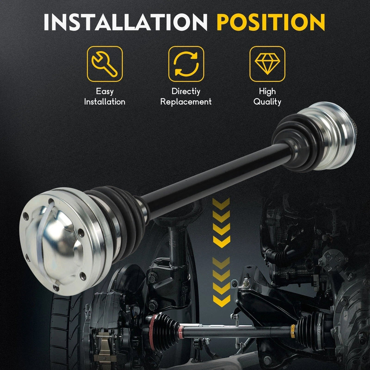 Rear CV Axle Shaft Assembly for Audi Q5 (2018–2021)