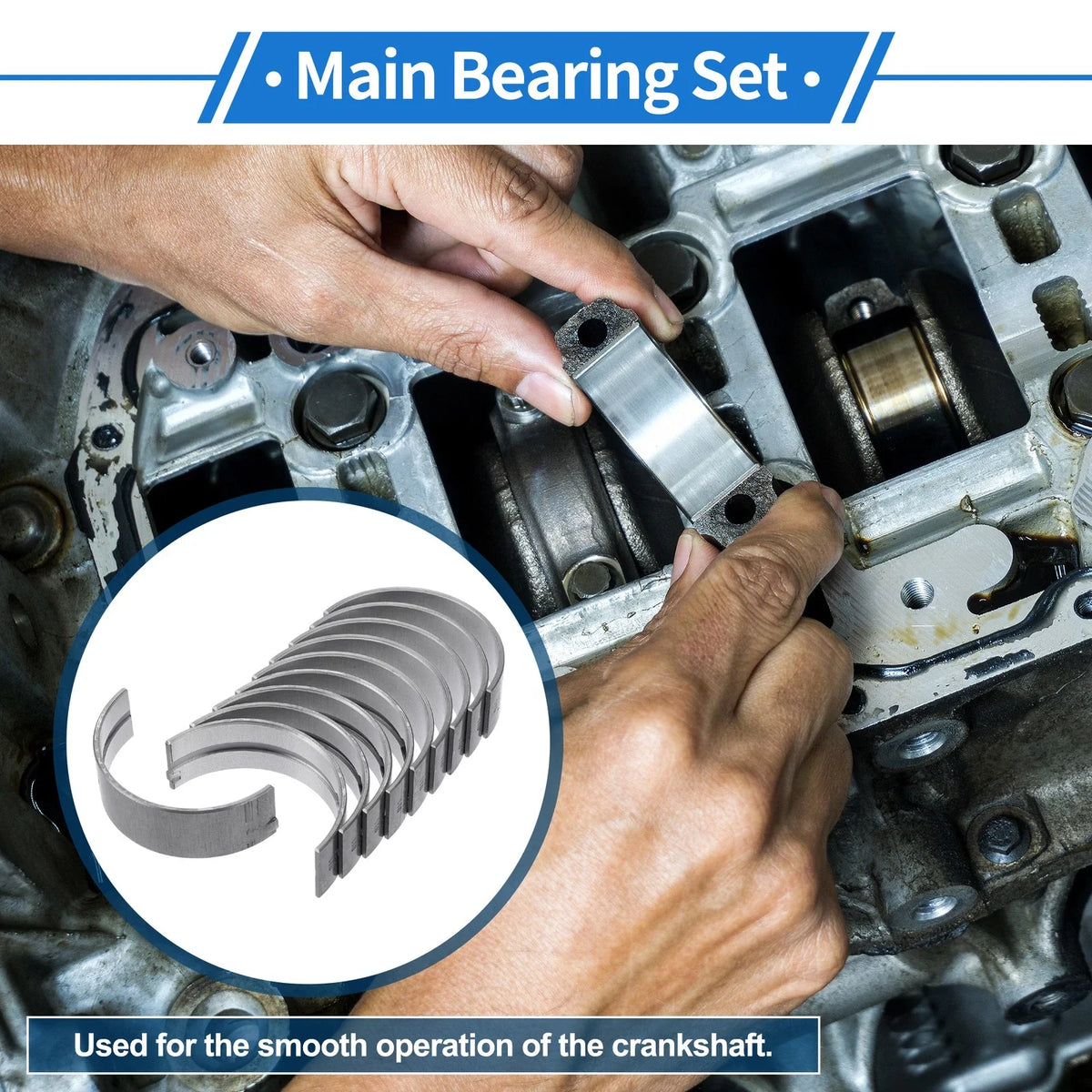 Main Bearing Set No.1170171020 for Toyota 4Runner (1985–1988)