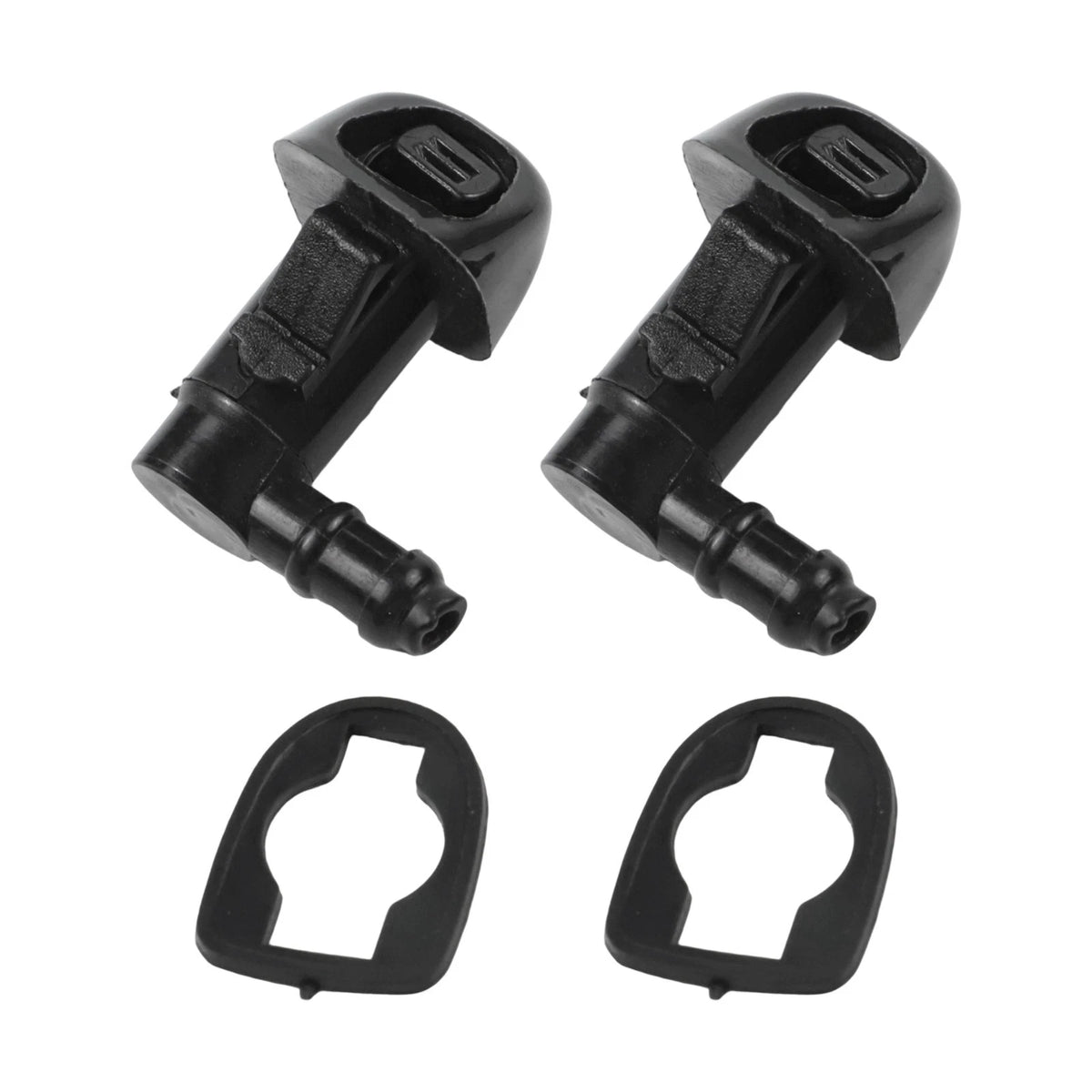 2pc Windshield Wiper Washer Nozzle Jet Black for Odyssey (2011–2017)
