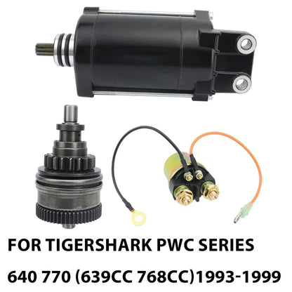 Starter for Arctic Cat Tigershark Montego 640 (1994–1997) W/Bendix & Relay