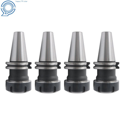 4 Piece Collet Chuck Set CAT40 ER40 for Precision Machining (20000 RPM)