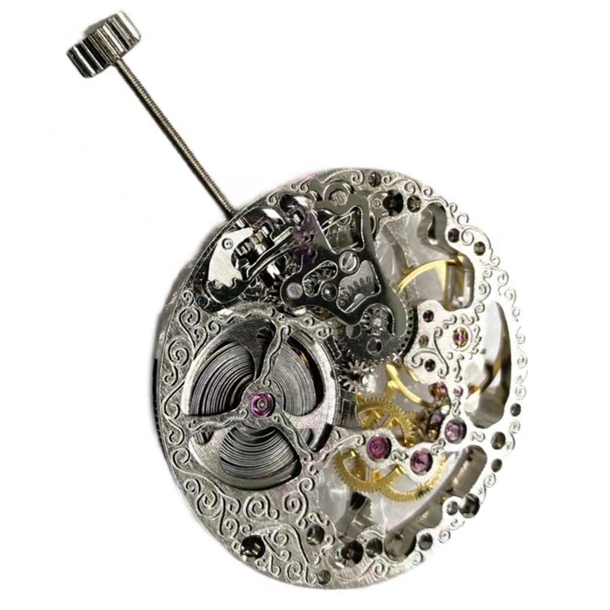17 Jewels Hollow Manual Mechanical Watch Movement Small Seconds for ETA 6498
