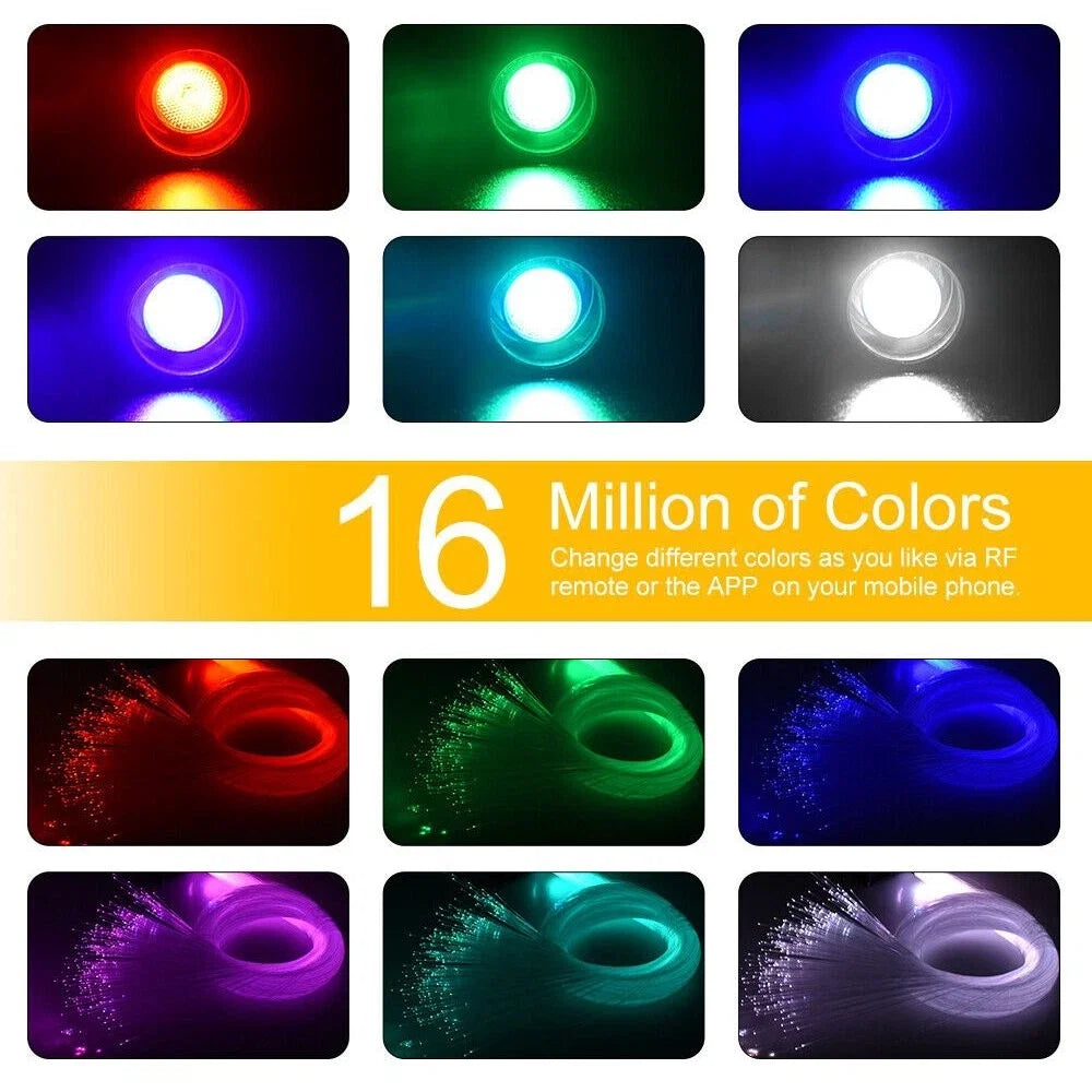 Twinkle Roof Star Ceiling Light Kit for Home Car (1000pcs)