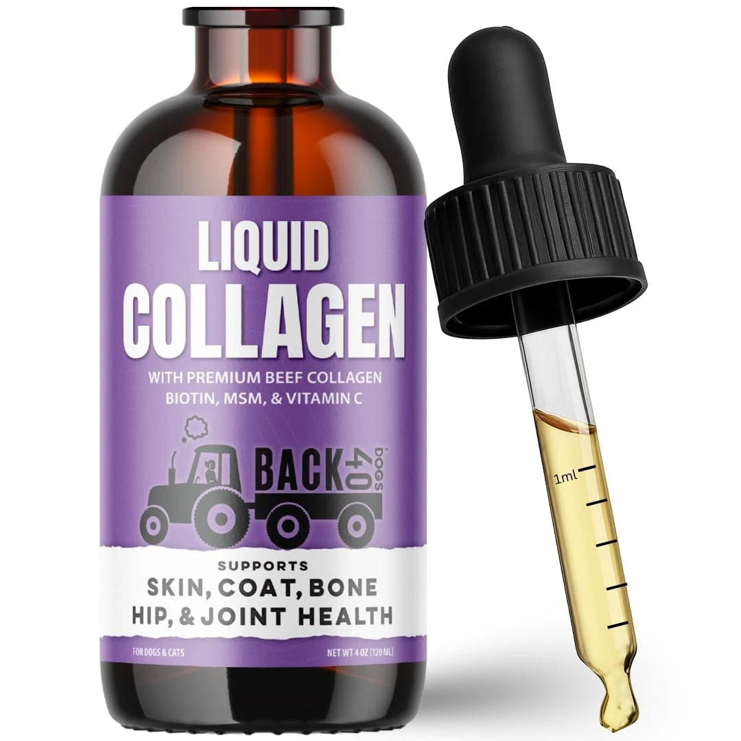 Premium Grass-Fed Liquid Collagen for Back 40 Dogs