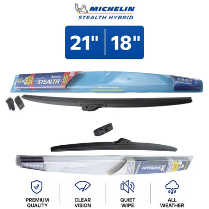 Set of 2 Wiper Blades for Mazda 323 (1990–1994) - 21"/18"