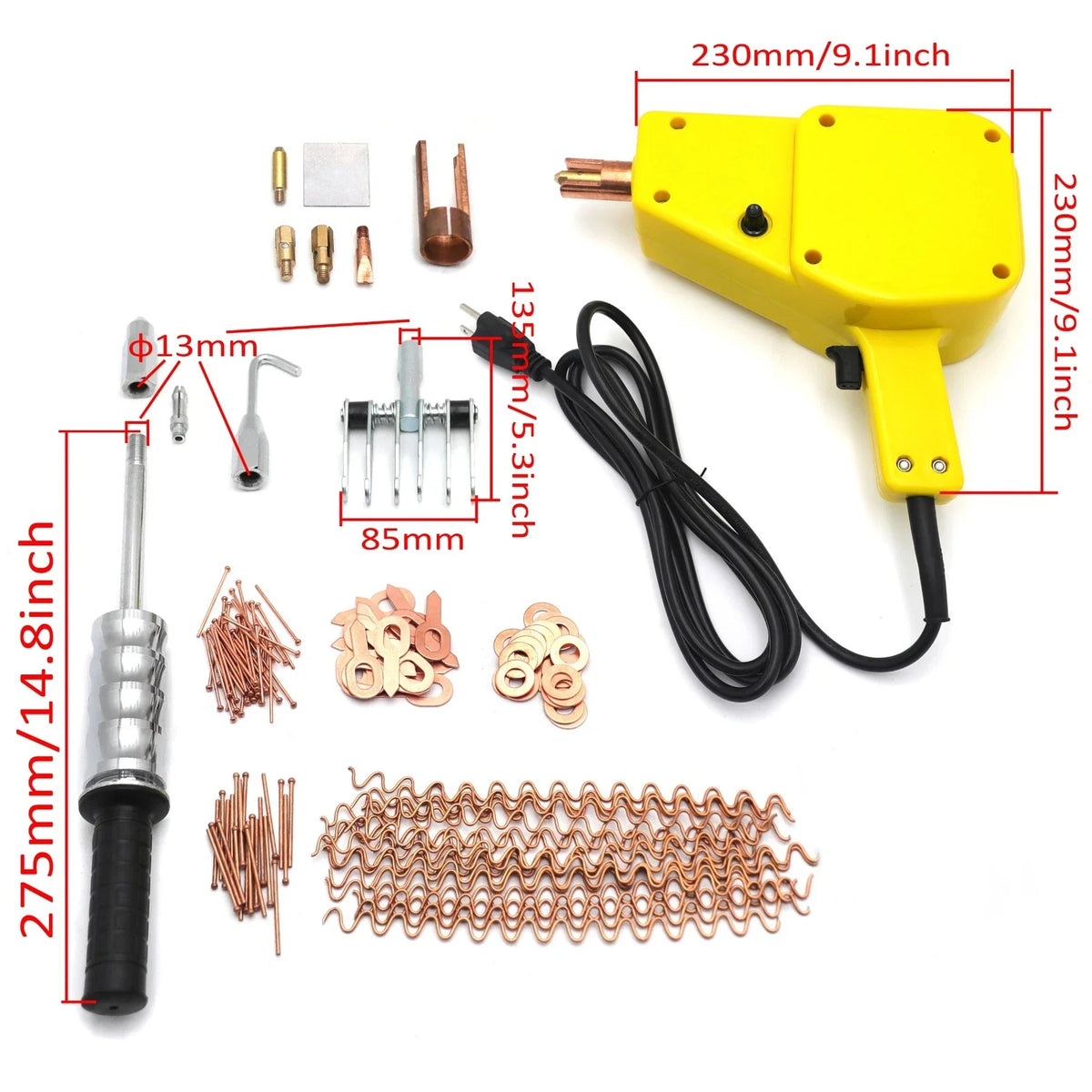 Spot Stud Dent Welder Kit for Car (1600A, 110V)