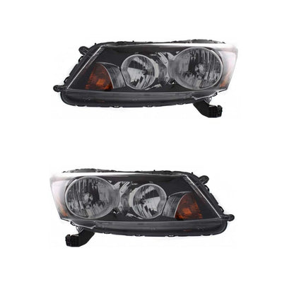 Set of 2 Headlights for Honda Accord (2008–2012) - MLX-PAIR-SHE2817-150Q-1-CL360A50, HO2502130