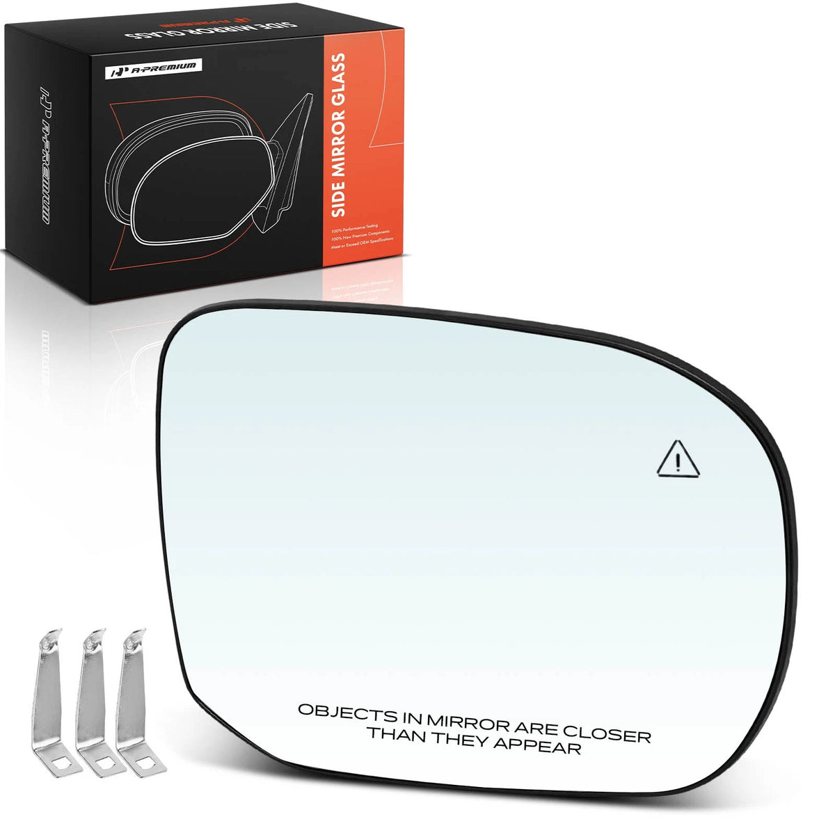 Passenger Side Mirror Glass for Kia Telluride (2019–2023) 87611-S9510, KI1324135